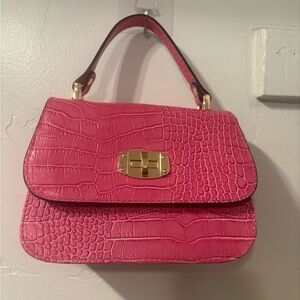 faux alligator skin purse